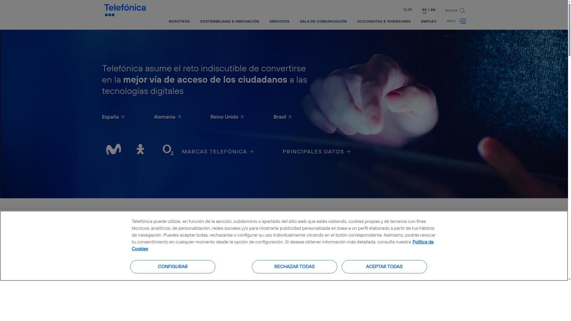 Telefonica website